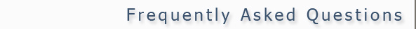 Page Title: Frequently Asked Questions